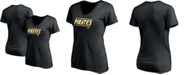 Fanatics Women's Black Pittsburgh Pirates Plus Size Mascot in Bounds V-Neck T-shirt